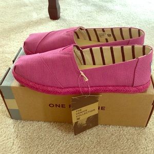 TOMS Pink Classic Shoes